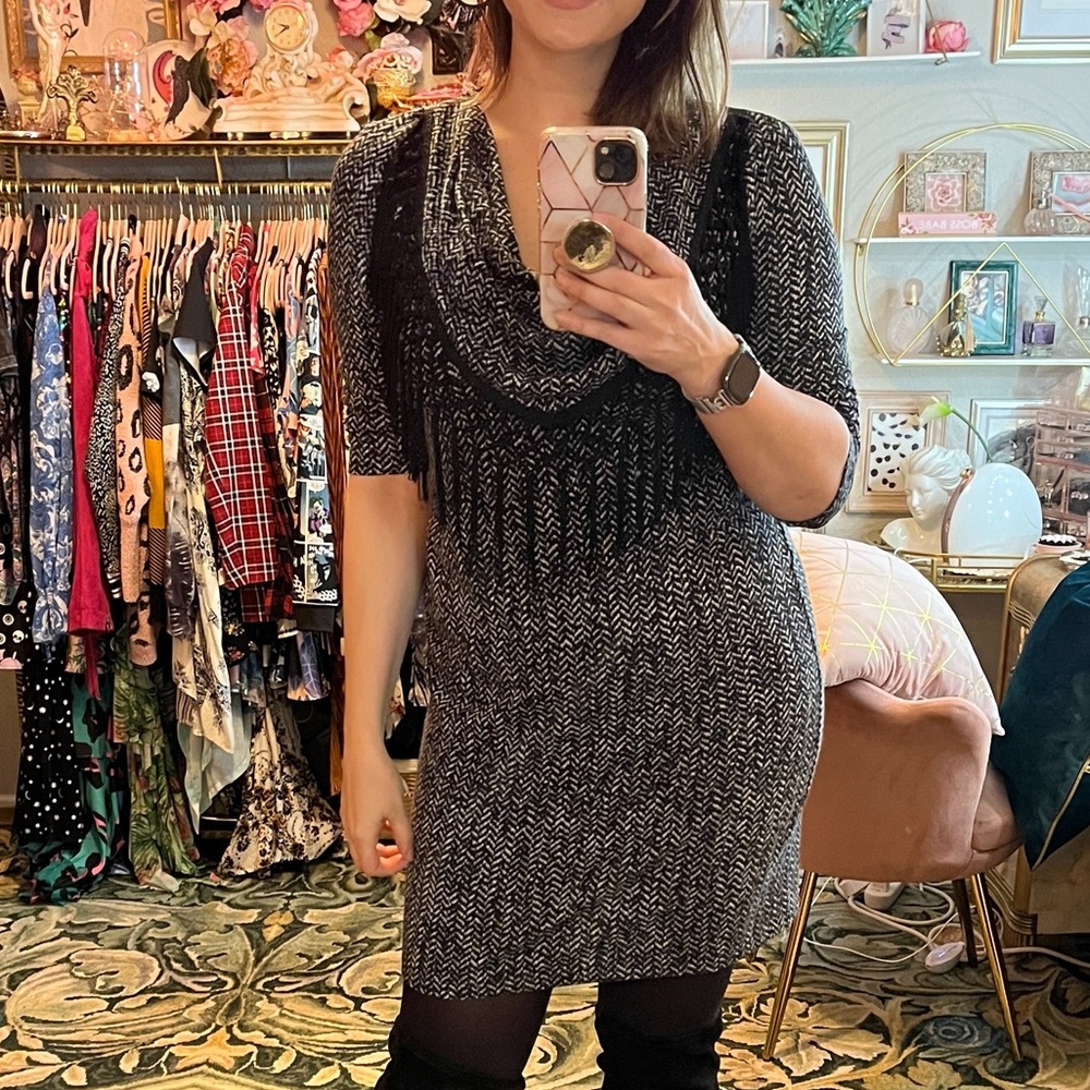 MSK Tassel Dress